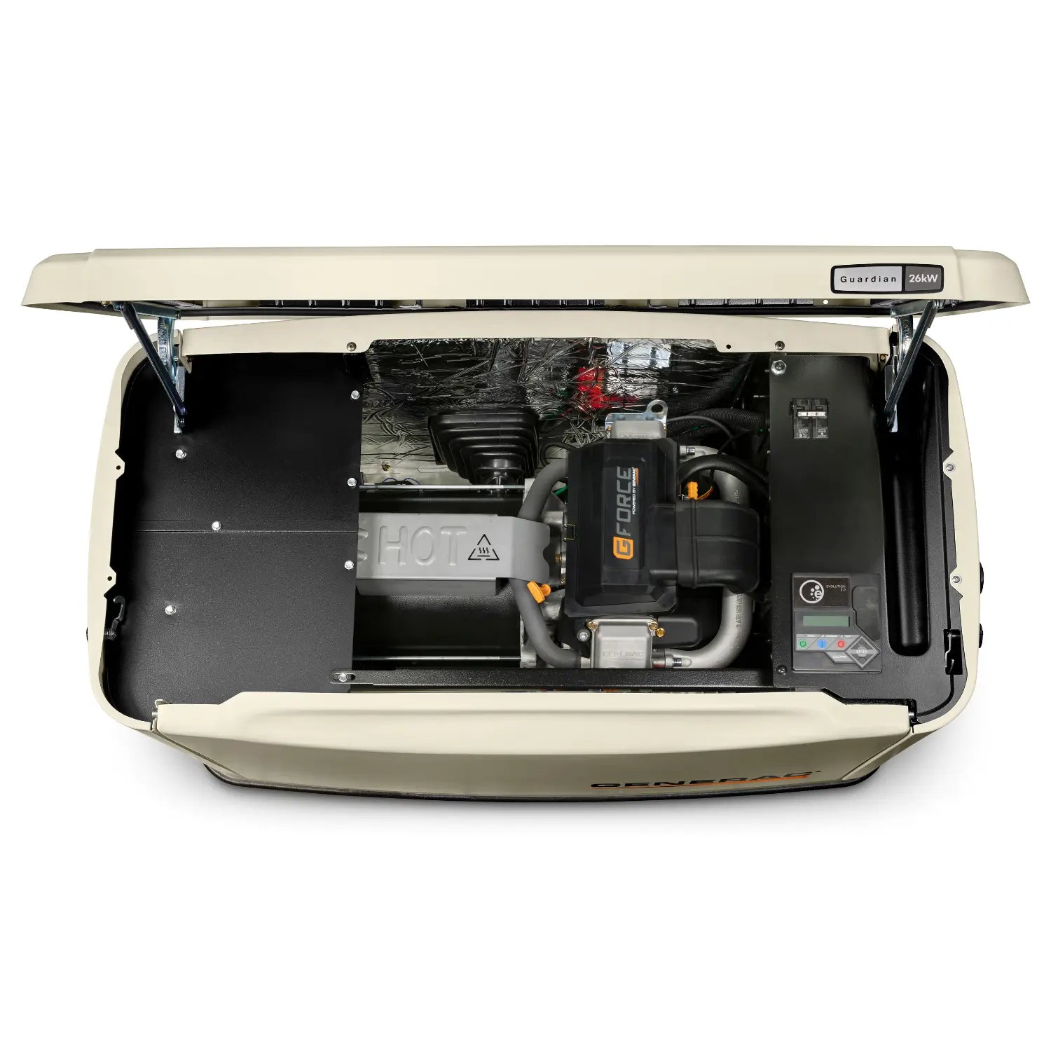 Generac Guardian 7290 | Génératrice secours 26 kW GPL & 22,5 kW gaz naturel, Air-Cooled Boutique Solaire Québec