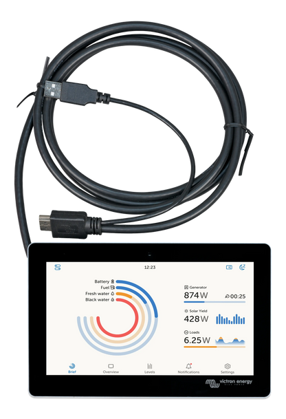 Victron GX Touch 70 | Écran tactile 7″ top-mount pour Cerbo GX – Monitoring intelligent Boutique Solaire Québec