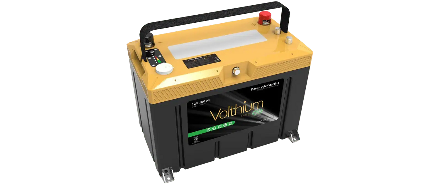 Batterie Volthium 12V 100Ah – PRO Series (LiFePO₄, Bluetooth, IP67, 10 ans) Boutique Solaire Québec