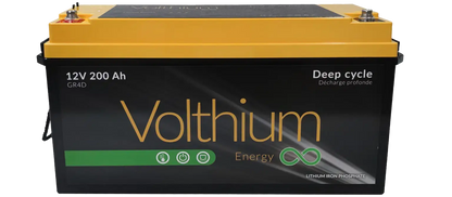Batterie Volthium 12 V 200 Ah – Auto-chauffante LiFePO₄ 4D (Bluetooth, IP55, Double Chauffage, 10 ans) Boutique Solaire Québec
