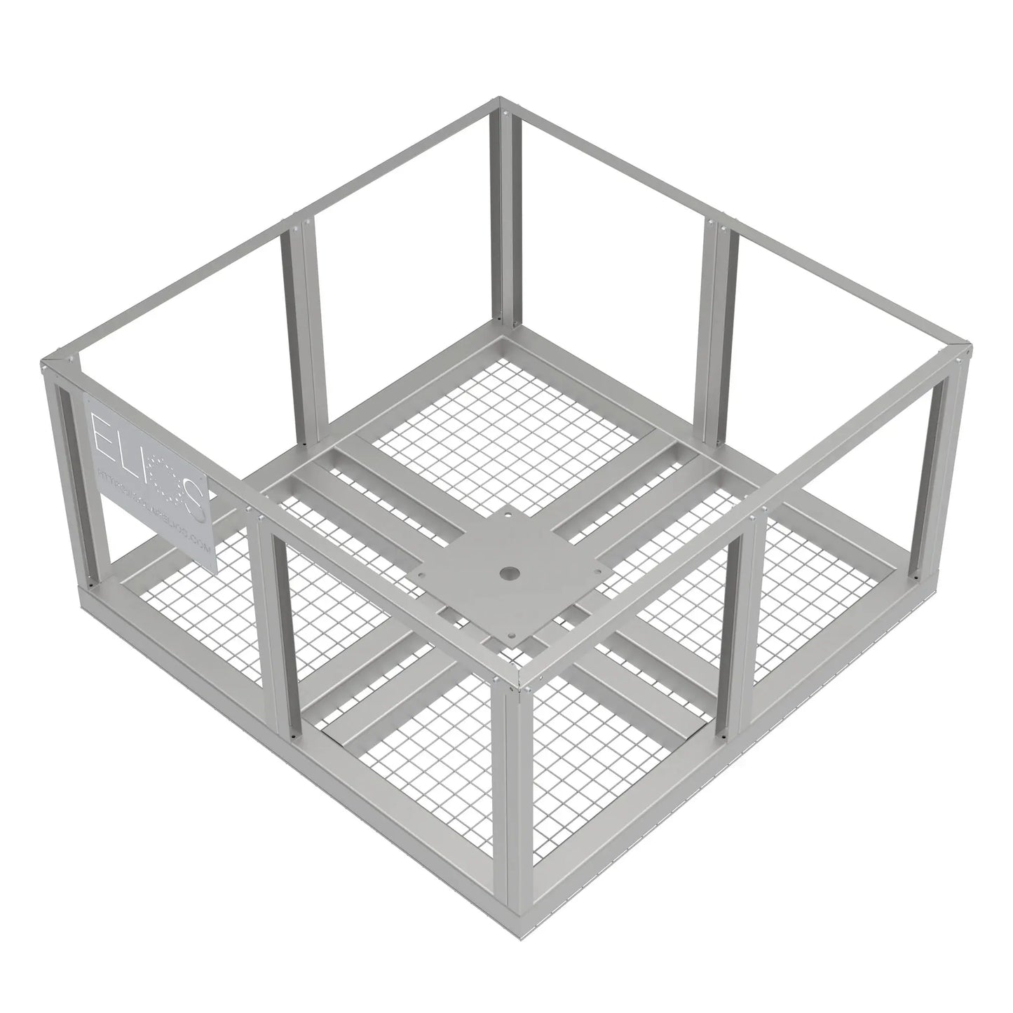 Elios Basket 4 Panel Post – Base en acier remplissable pour poteau Arbora P4 (1,5 m, 121 kg) Boutique Solaire Québec