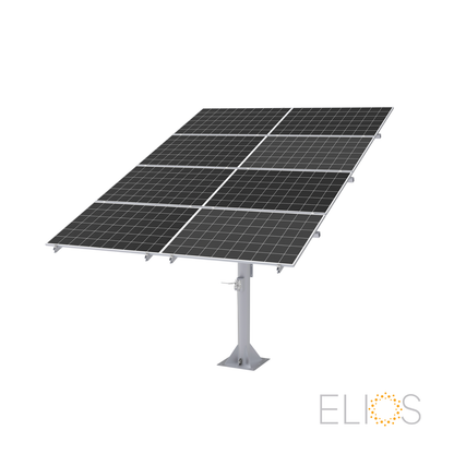 Elios Arbora P8 – Post mounting system for 8 panels (galvanized steel, aluminum rails, 5-year warranty)