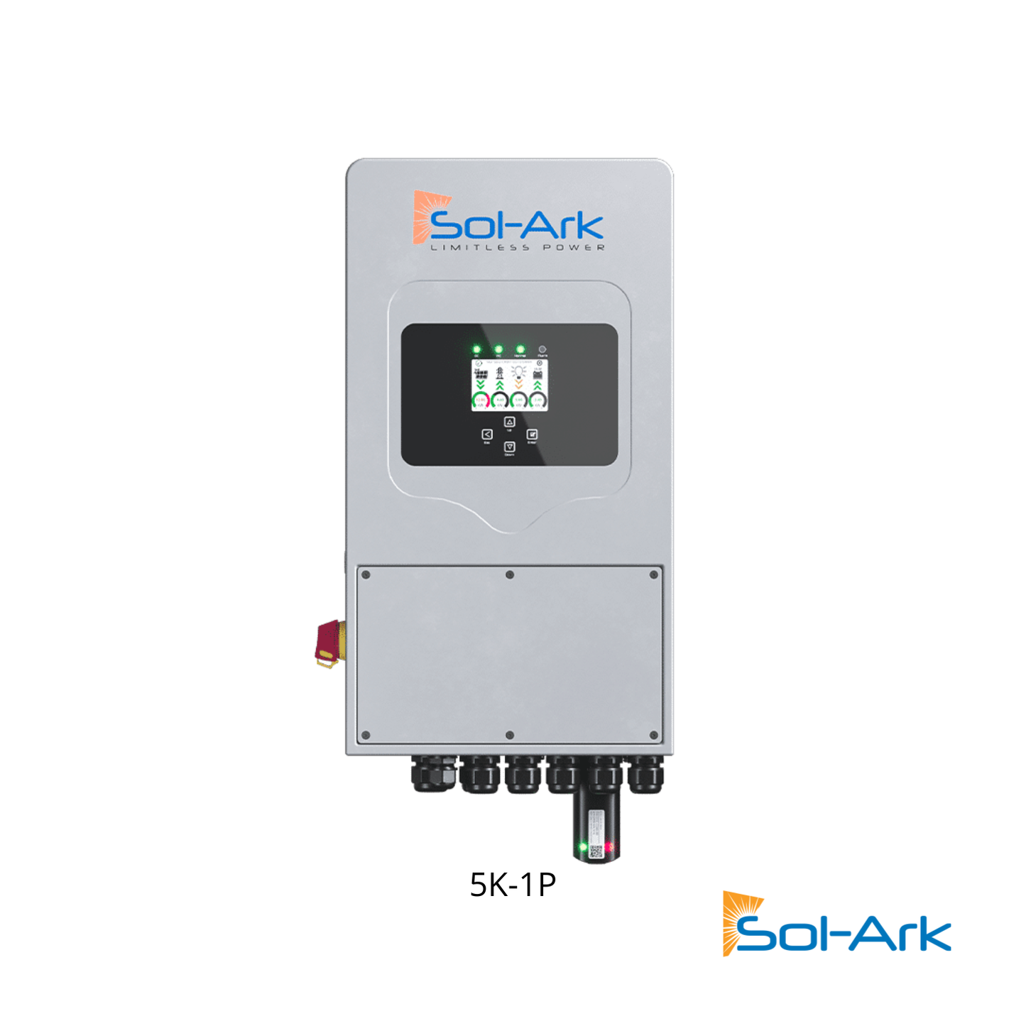 Sol-Ark 5K-1P 120V Hybrid Inverter – 4.8 kW (Wi-Fi, PowerAssist, 10 Years)