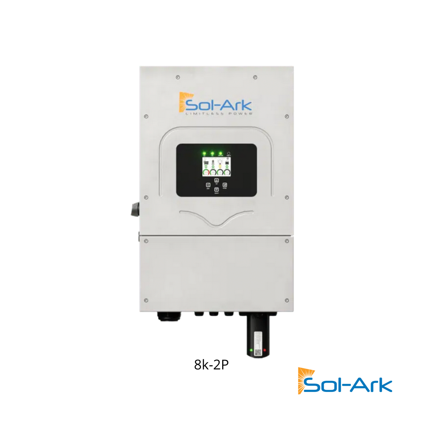 Sol-Ark Lite 8K-2P 120V Hybrid Inverter-Charger – 5 kW Continuous, Wi-Fi, Load Side Ready
