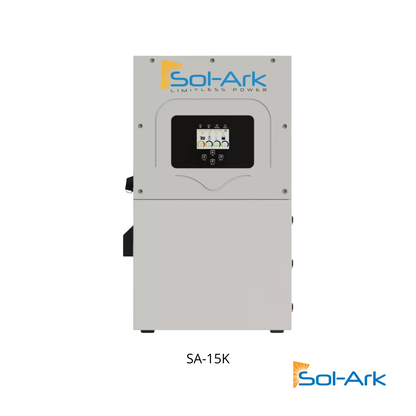 Sol-Ark Whole Home 15K-2P 120V Hybrid Inverter-Charger – 15 kW continuous, 200A Pass-through, 10 years