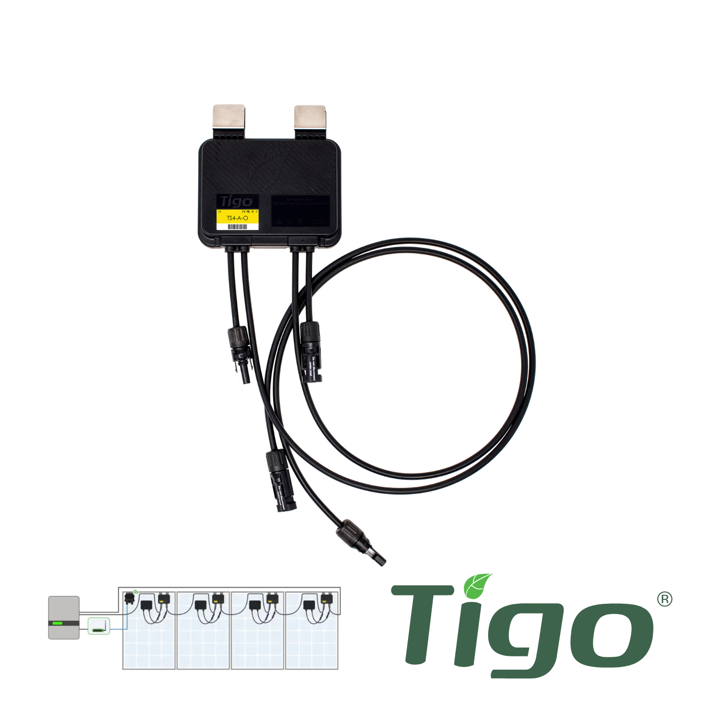 Tigo TS4-A-O – Solar optimizer with integrated Rapid Shutdown