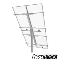 Support Fast-Rack TPM4 pour installation solaire au sol de 4 panneaux au Québec