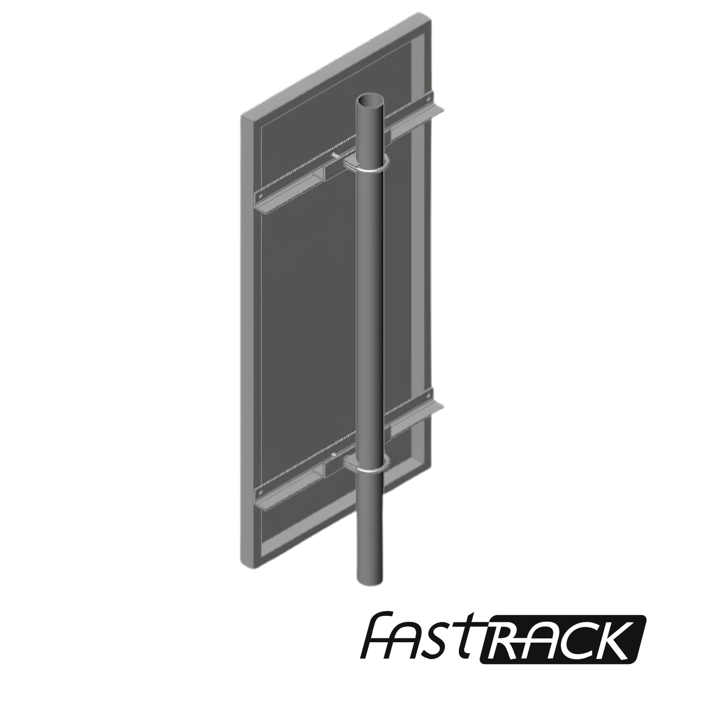 Support poteau vertical Fast-Rack VPM1-26 pour installation solaire au Québec