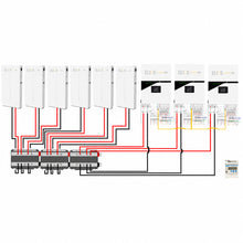 Schéma de câblage – Kit Elios F – Onduleur hybride 30 kW et batterie 61,2 kWh